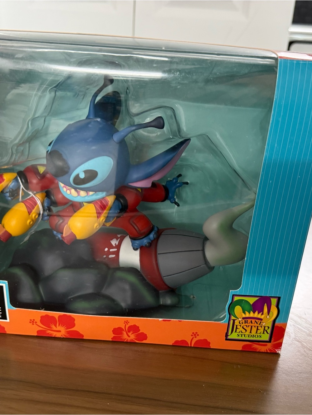 Disney Stitch Collectible Figure in Blue and Red